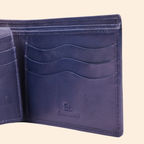 Premium Navy Blue Genuine Leather Wallet