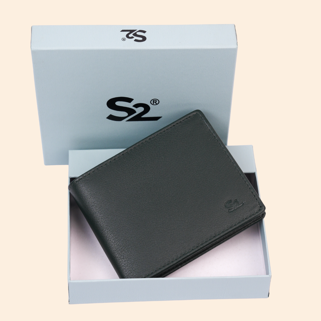 Premium Green Genuine Leather Wallet