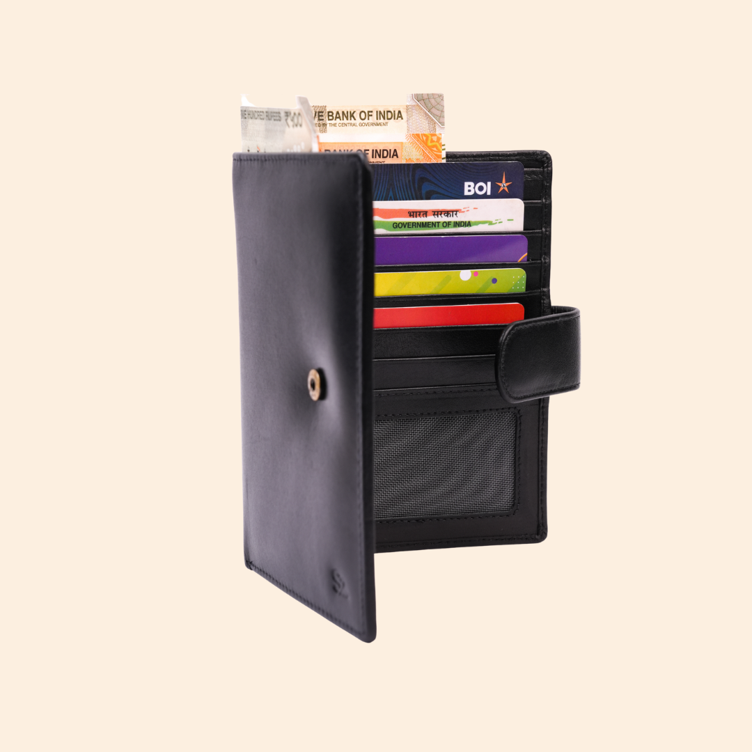 Smart Black Passport Cover