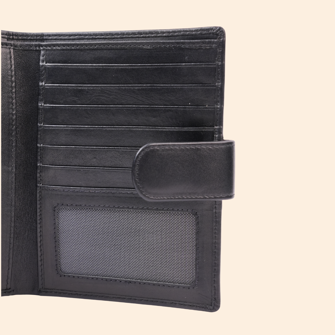 Smart Black Passport Cover