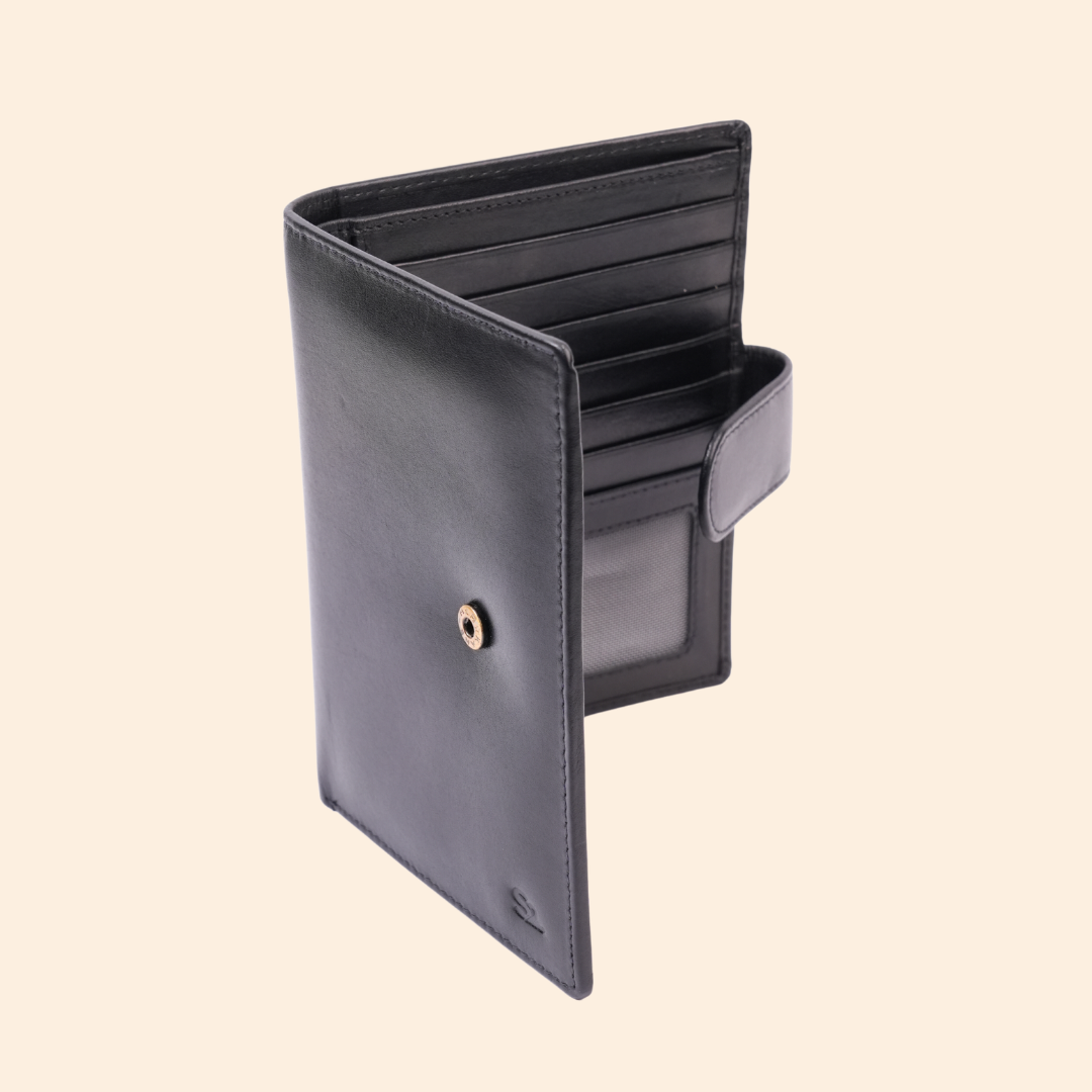 Smart Black Passport Cover