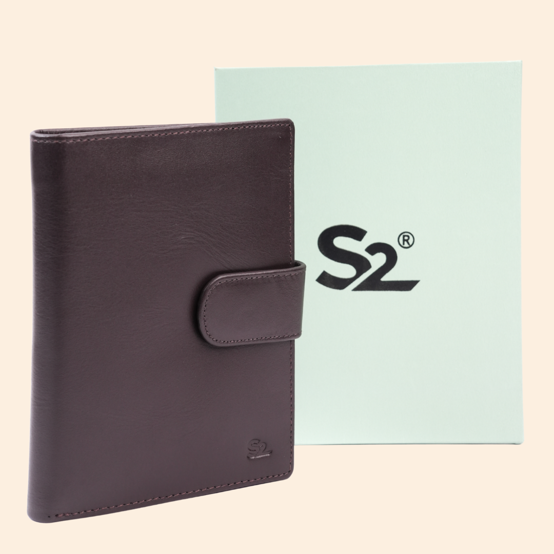 Smart Dark Brown Passport Cover
