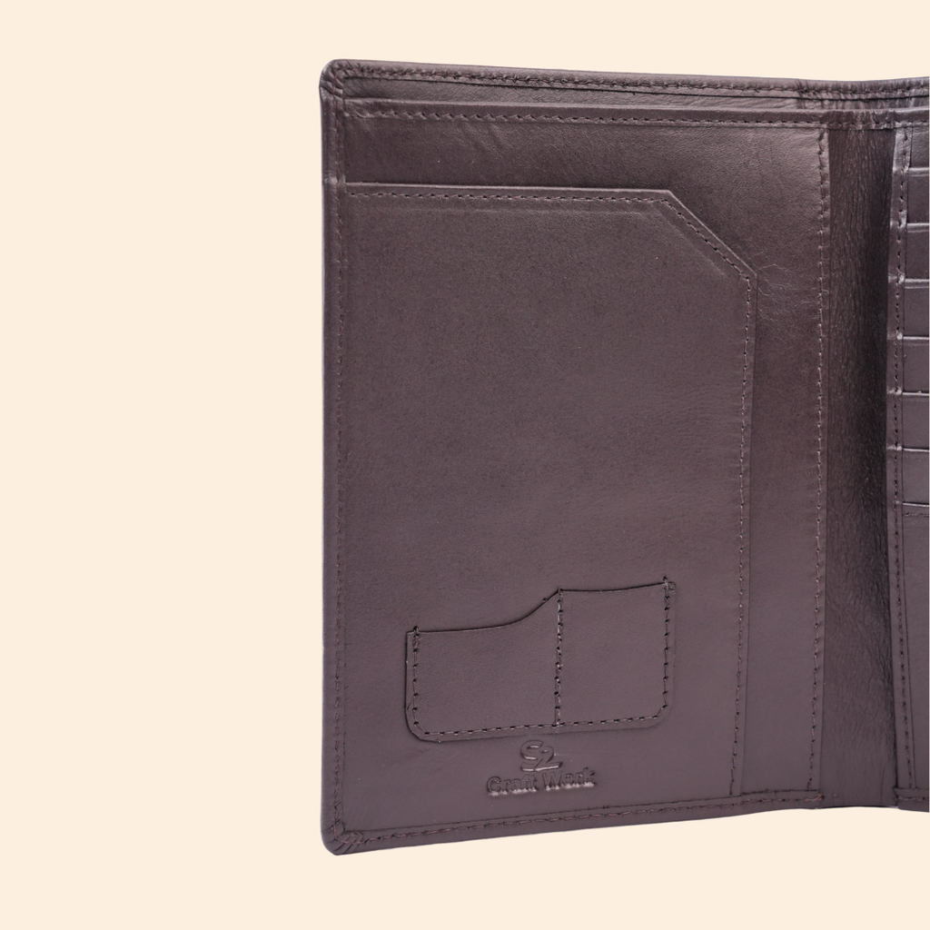 Smart Dark Brown Passport Cover