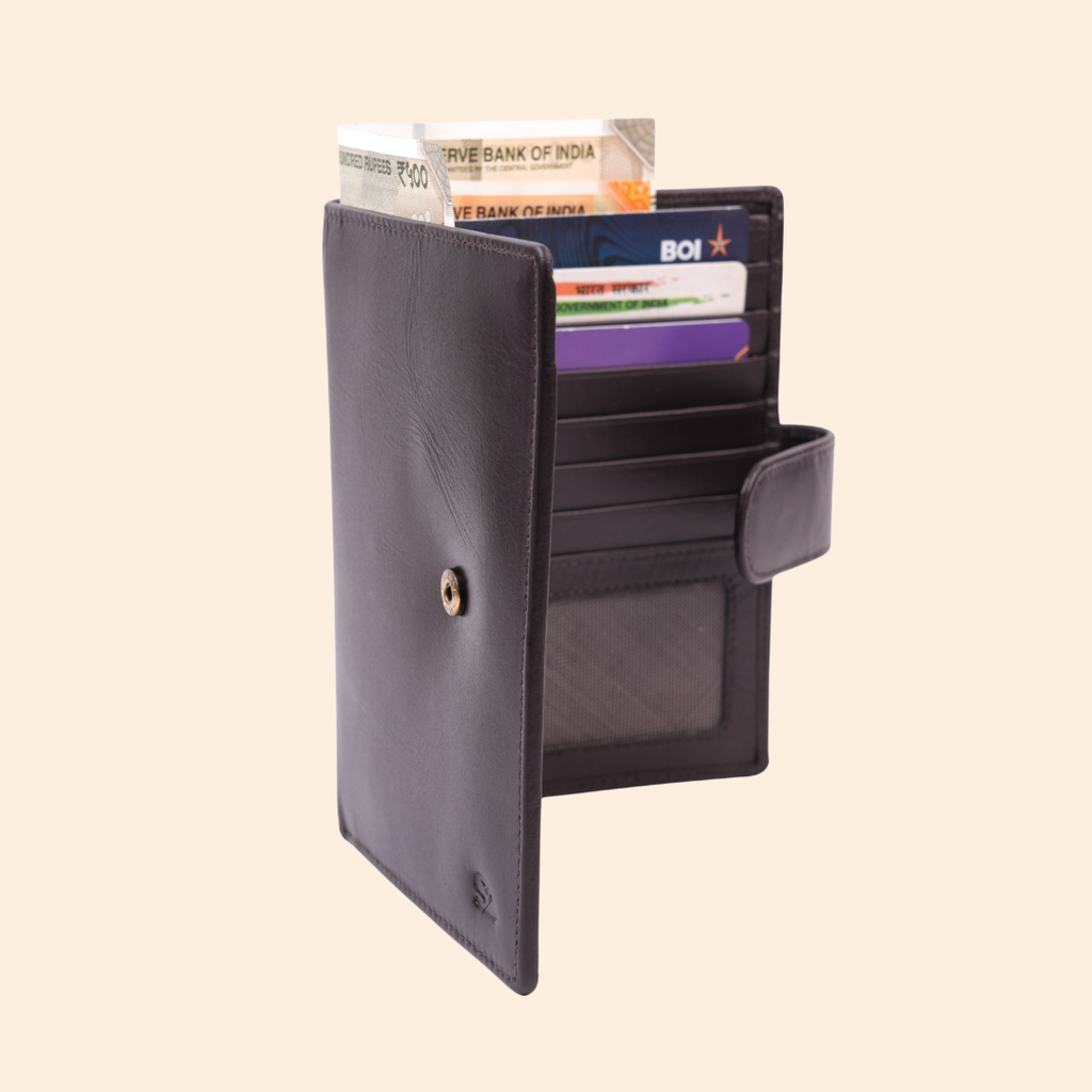 Smart Dark Brown Passport Cover