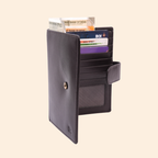 Smart Dark Brown Passport Cover