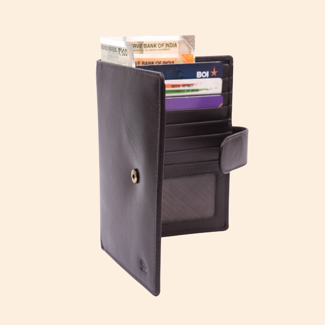 Smart Dark Brown Passport Cover