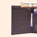 Smart Dark Brown Passport Cover