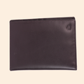 Rich Dark Brown Leather Passport Cover