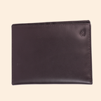 Rich Dark Brown Leather Passport Cover