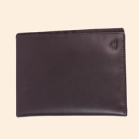 Rich Dark Brown Leather Passport Cover