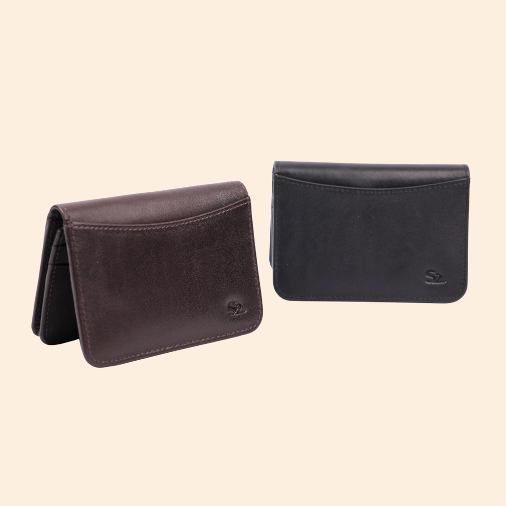 Leather Classic Black Card Holder