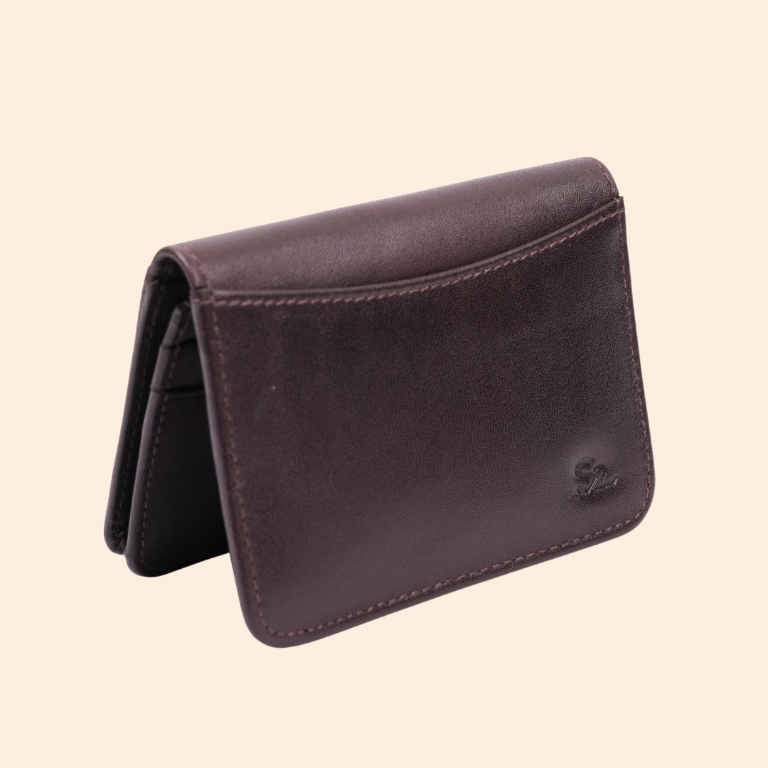 Leather Dark Brown Card Holder