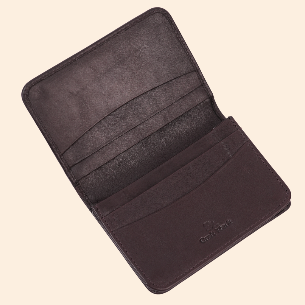 Leather Dark Brown Card Holder