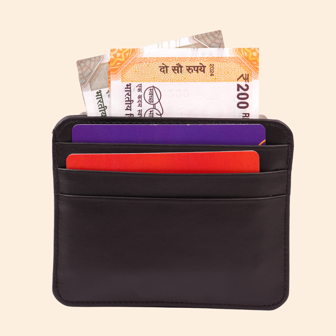 Leather Dark Brown Card Holder