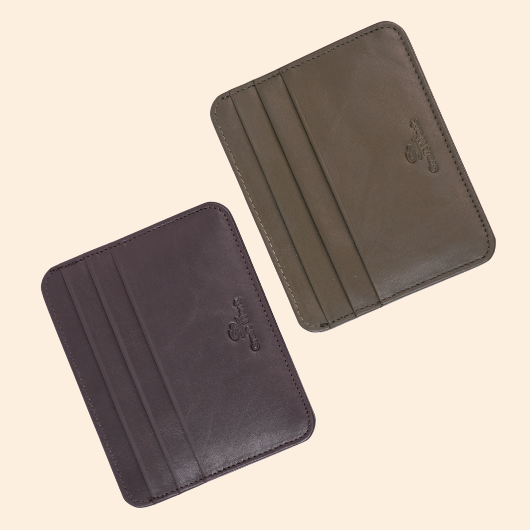 Leather Dark Brown Card Holder