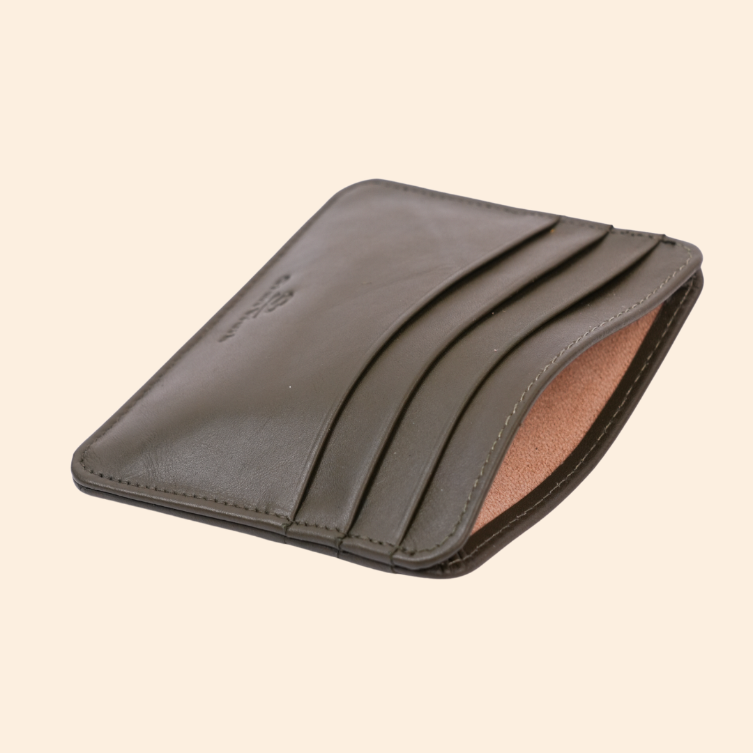 Leather Green Card Holder