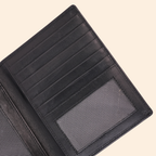 Minimal Classic Black Passport Cover