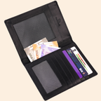 Minimal Classic Black Passport Cover