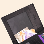 Minimal Classic Black Passport Cover