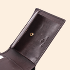 Dark Brown Wallet for Men with Multiple Compartments