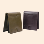 Olive Green Wallet for Men with Multiple Compartments
