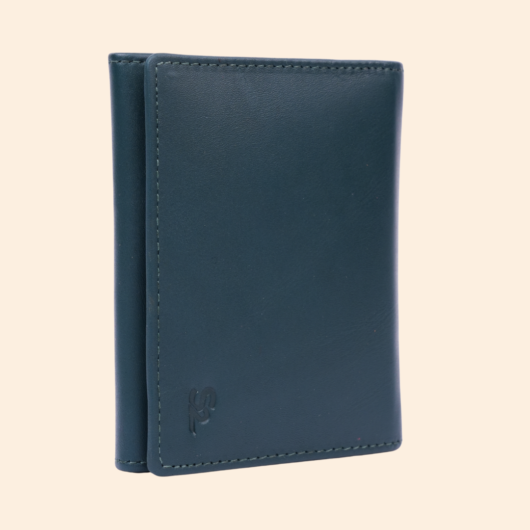 Green Premium Leather Card Holder