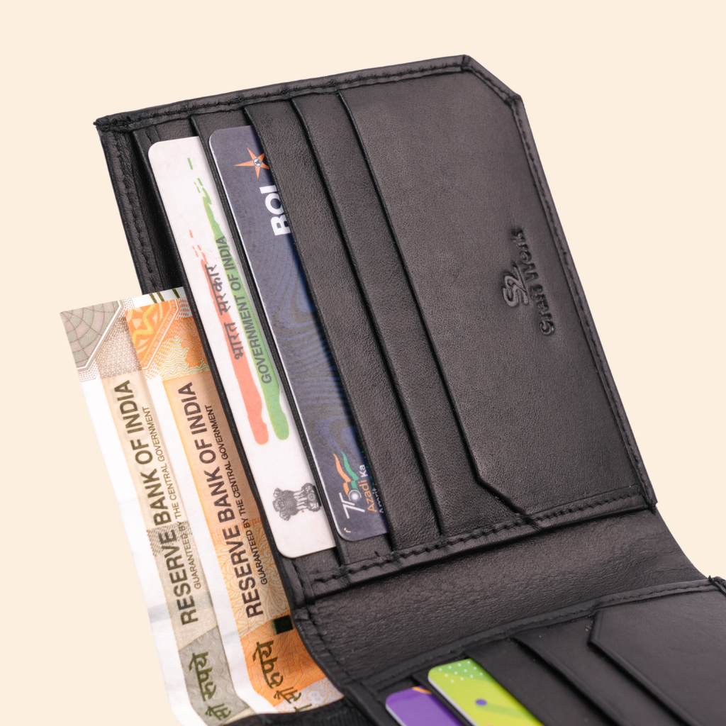 Rich Black Leather Wallet