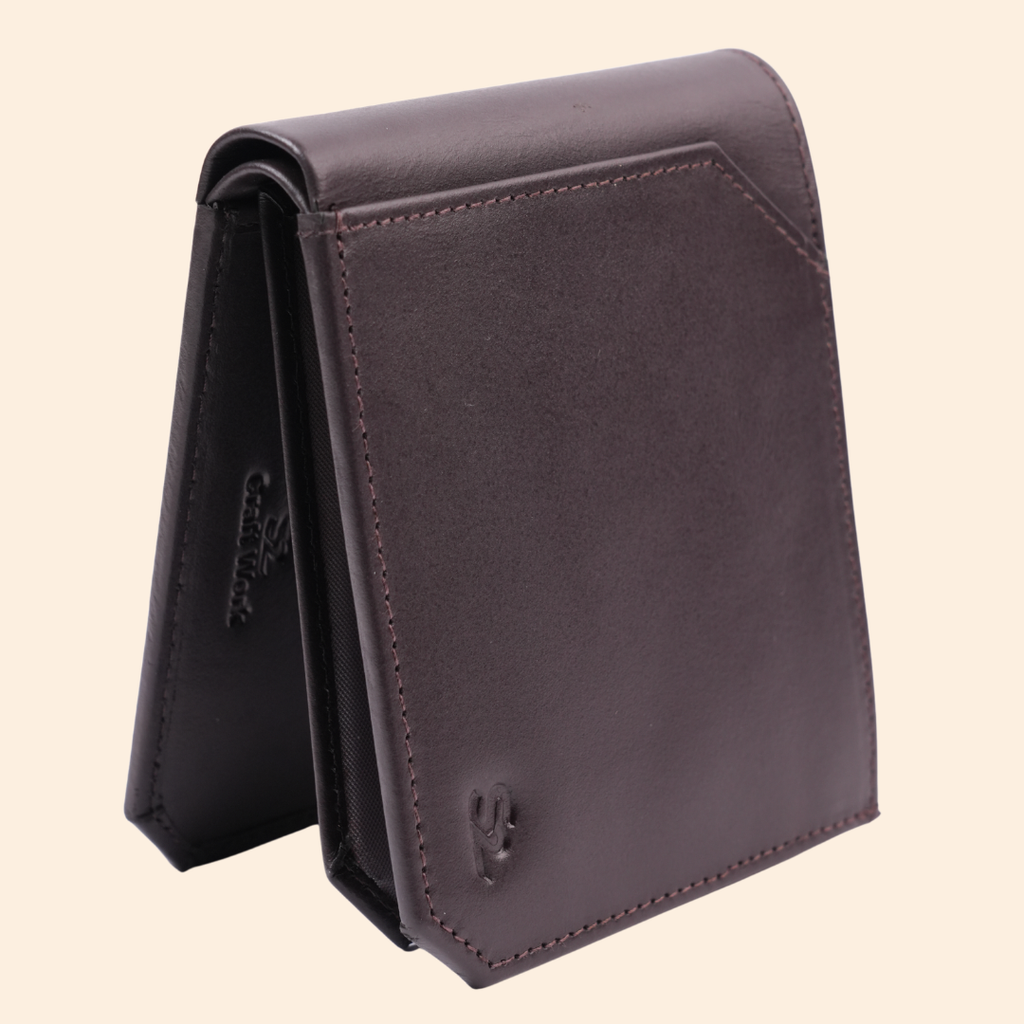 Rich Dark Brown Leather Wallet