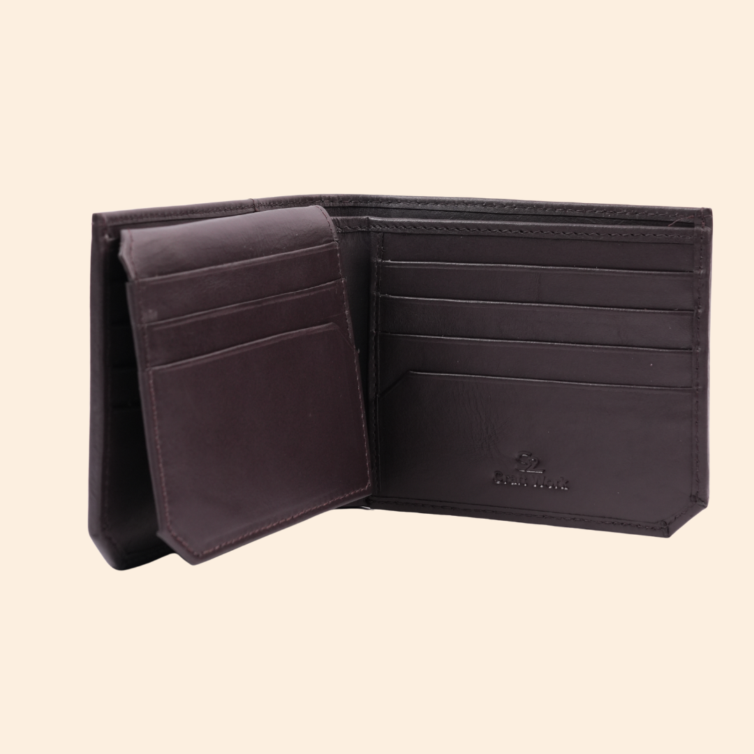 Rich Dark Brown Leather Wallet