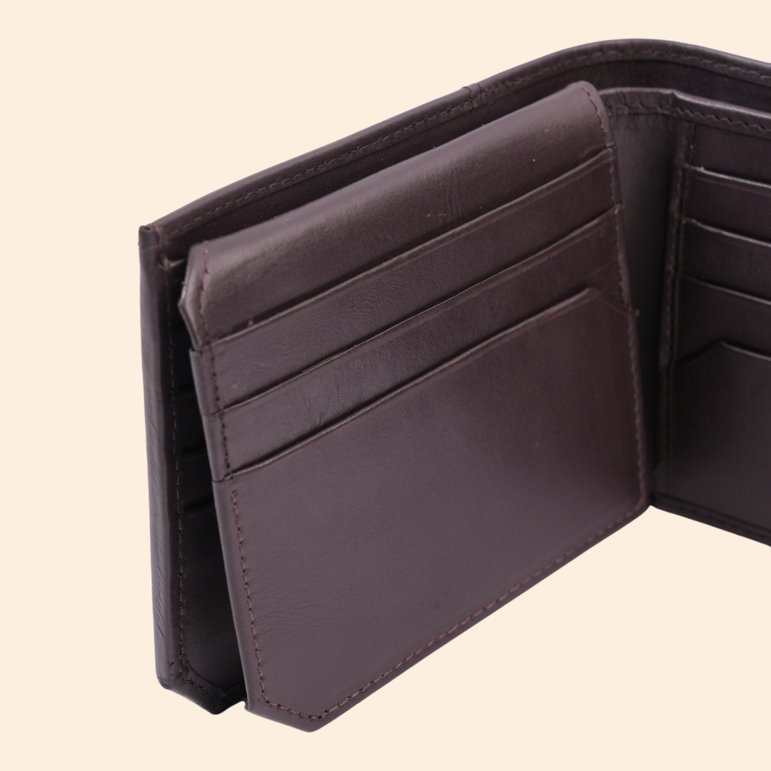 Rich Dark Brown Leather Wallet