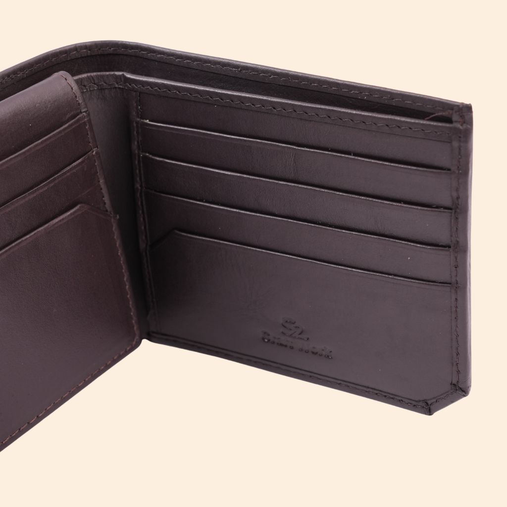 Rich Dark Brown Leather Wallet