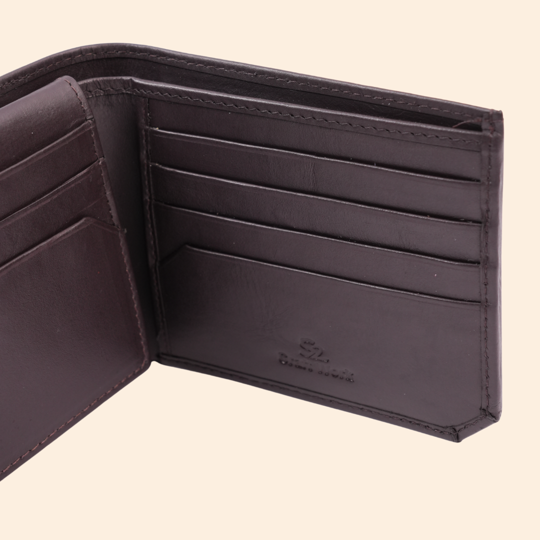 Rich Dark Brown Leather Wallet