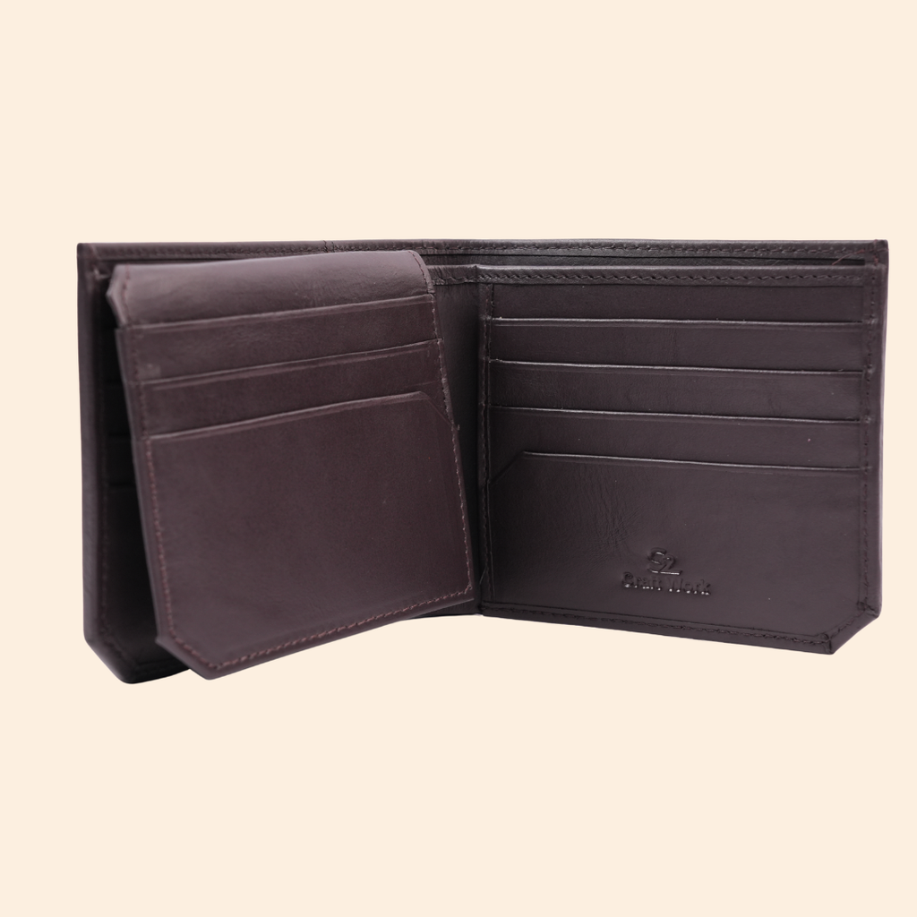 Rich Dark Brown Leather Wallet