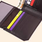 Rich Dark Brown Leather Wallet