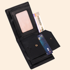Leather Bifold Wallet for Men | Black | Coin Pocket Wallet