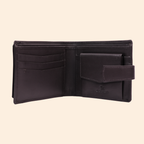 Brown Men's Leather Money Clip Wallet | Minimalist Front Pocket Wallet