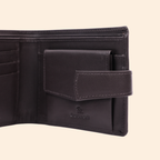 Brown Men's Leather Money Clip Wallet | Minimalist Front Pocket Wallet