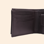Brown Men's Leather Money Clip Wallet | Minimalist Front Pocket Wallet
