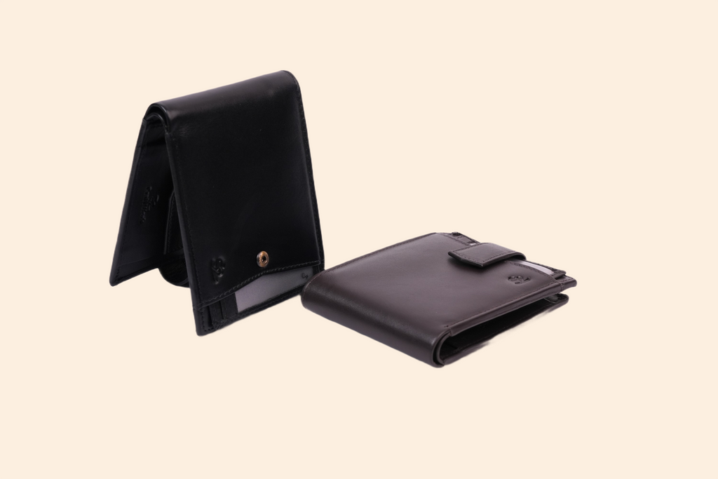 Brown Men's Leather Money Clip Wallet | Minimalist Front Pocket Wallet