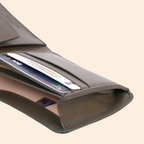 Premium Genuine Leather Vertical Wallet for Men | RFID Protected | Green | Slim Leather Wallet