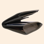 Premium Genuine Leather Vertical Wallet for Men | RFID Protected | Green | Slim Leather Wallet