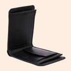 Premium Genuine Leather Bifold Wallet for Men | Black | Coin Pocket Wallet