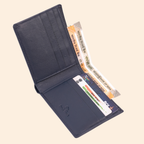 S2 Leather Premium Navy Blue Wallet