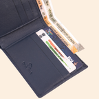 S2 Leather Premium Navy Blue Wallet