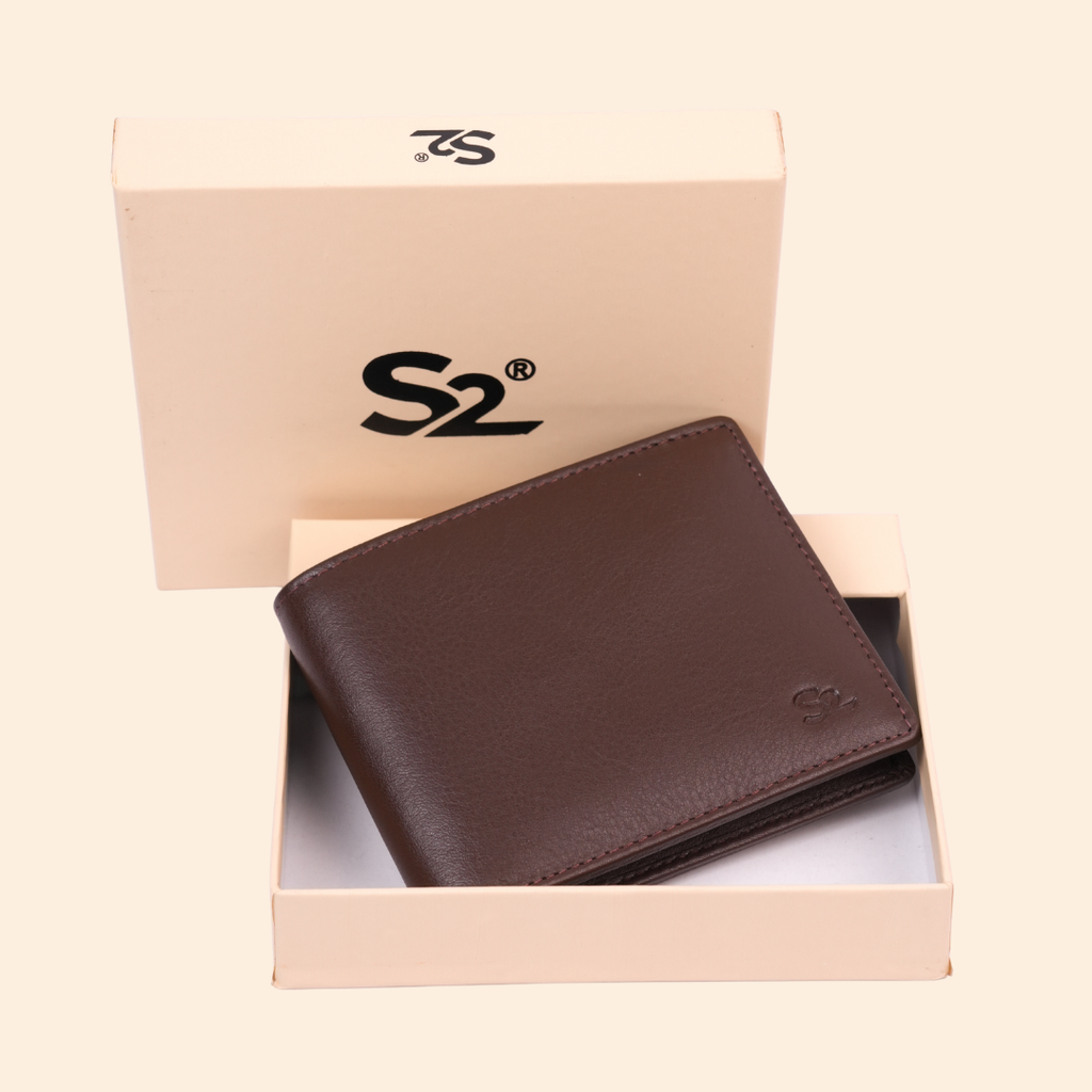 S2 Leather Premium Brown Wallet