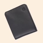 Black Leather Bifold Wallet for Men | Multi-Compartment Wallet