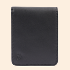 Black Leather Bifold Wallet for Men | Multi-Compartment Wallet