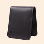 Dark Brown Leather Bifold Wallet for Men | Multi-Compartment Wallet