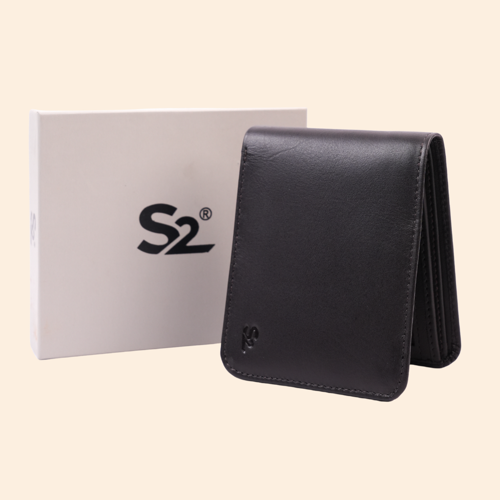 Dark Brown Leather Bifold Wallet for Men | Multi-Compartment Wallet