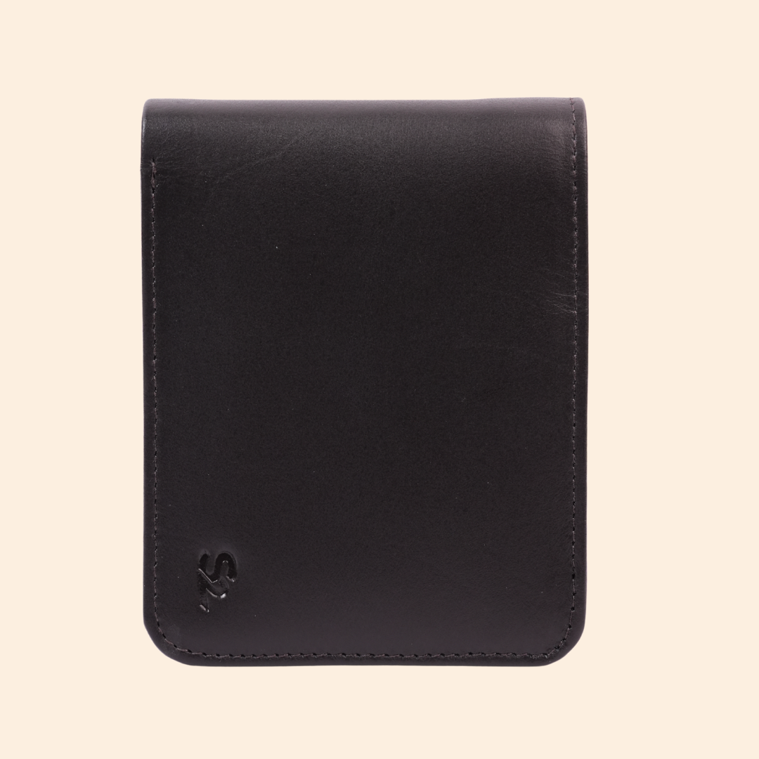 Dark Brown Leather Bifold Wallet for Men | Multi-Compartment Wallet